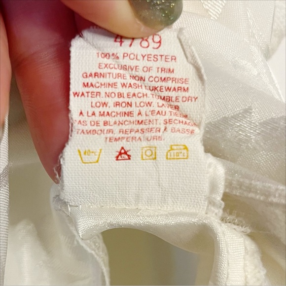 Vintage Eaton Vanity Fair White Floral Lace Camisole. Size Medium. - Picture 5 of 7